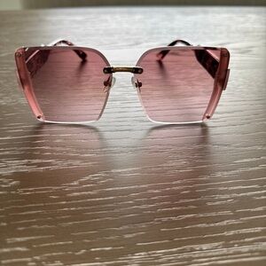 Stylish Pink Square Sunglasses